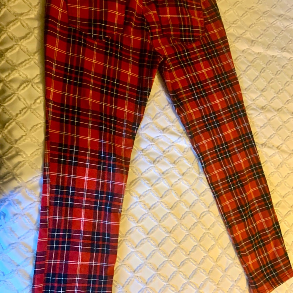 Mens Plaid pants 36X32